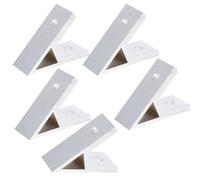 OHPHCALL Aluminum Profile Corner Brackets with Wear Resistance and Rust Prevention 5 Pcs Silver Aluminium Alloy for Aluminum Extrusion Profiles Suitable for Equipment and Printers