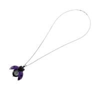 OHPHCALL Animal Pendant Pocket Watch Necklace for Women Ladybug Design with Quartz Movement Mini Size for Daily Use and Accessories