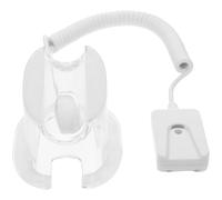 OHPHCALL Anti-theft Mobile Phone Stand with Waterdrop Security Chain, M Horseshoe Cradle Display Holder for Retail Stores and Office Desk Use