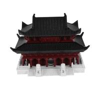 OHPHCALL Asian Ancient Architecture Miniature Model Fish Tank Bonsai Decoration Decorative Plant Ornament Chinese Style Office Home Decor
