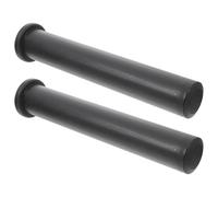 OHPHCALL Barbell Sleeve 3pcs Set 50X300Mm Flat End Removable End Cap Anti-Slip Plastic Weight Plate Posts Fitness Grip for Gym Strength Training Equipment