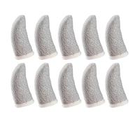 OHPHCALL Breathable Silver Fiber Finger Sleeves Providing Comfortable and Sweat Absorption Wear-resistant and Elastic Finger Covers 10 Pcs Providing Comfortable and Sweat Absorption for