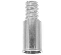 OHPHCALL Broom Handle Adapter Replacement, Silver Aluminum Alloy, 25mm Inner Diameter, Prevents Breaking, for Various Occasions