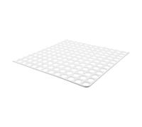 OHPHCALL Cage Mat for Rabbits Small Animal Cage Mat Accessories Comfortable for Paws Lower Paw Injuries Plastic Antibite Plastic 35x35cm White Bunny Nursery Ferret Bird