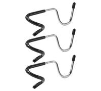 OHPHCALL Camping Light Hooks 3pcs Tent Lamp Hooks Steel Outdoor Light Hanger with Rubber Sleeve for Hanging Lanterns Bags on Poles