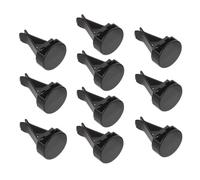OHPHCALL Car Air Freshener Vent Clips 10 Pcs with Secure Attachment and Easy Replacement Black Plastic and Iron Material, Minimalist Style for Car Air Conditioner Outlet
