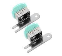 OHPHCALL Cassette Deck Recorder Stereo Head 2Pcs Metal Magnetic Replacement Parts for Double Deck Tape Recorders and Audio Recording Devices