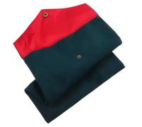 OHPHCALL Chinese Scriptures Storage Bag, Soft Tibetan Style Buddhist Book Pouch with Velvet Fabric, Small Sacred Text Holder for Quran, Bible, Religious Texts - Dark Green