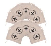 OHPHCALL Cloth Drawstring Bags Elegant Party Gift Bags 10pcs Multi-purpose with Rustic Design to Alleviate Hangover for Wedding and Occasion for Bridal Shower or Bachelor Party