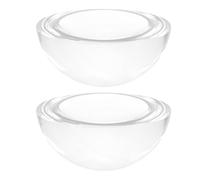 OHPHCALL Crystal Dome Paperweights 50Mm 2Pcs Set, Fabric Weights for Sewing, Calligraphy, Pattern Cutting, Handmade Pressed Cloth Accessories for Office and Craft Use