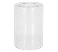 OHPHCALL Cylinder Frosted Glass Lamp Shade E27 Base 90x130mm, Replacement Glass Light Cover for Pendant, Chandelier Bathroom Vanity Lighting in Milky White