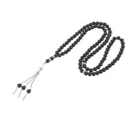 OHPHCALL Delicate Buddhist Prayer Beads Bracelet Black Rosary Chain Religious Supply for Meditation and Daily Wear Unisex Stylish and Comfortable Design