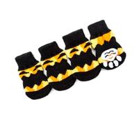 OHPHCALL Dog Socks Comfortable Pumpkin Anti-slip Cotton Pet Socks Halloween Keep Paws Clean Cotton Material for Halloween Parties