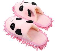 OHPHCALL Dust Sweeping Mop Slippers with Strong Water Absorption Silent Floor Cleaning Tool for Tile Vinyl Fit Lazy Mopping Shoe Covers for Men and Women