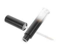 OHPHCALL Empty Lip Gloss Tube Black Gradient Refillable Cosmetic Container for Diy Lipgloss Elegant Design for Daily Use for Makeup Touch-ups and Custom Shades