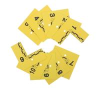 OHPHCALL Evidence Markers Lightweight Plastic Material 10pcs Yellow with Scale Ruler Visibility and Weather-Resistant Durability for Forensic Evidence Collection and Traffic Accidents