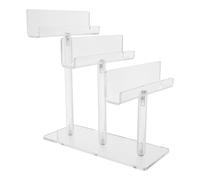 OHPHCALL Eyeglass Holder Display Stand and Enlarged Stable Base 2pcs Acrylic with 3 Tier Multi-layer Design Sunglasses and Eyeglasses Storage in Retail Settings or Home Use