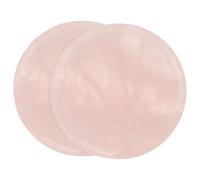 OHPHCALL Eyelash Extension Pads Lash Pallet Holders 2pcs Round Pink Crystal that Prevent Rapid Drying and Secure Eyelash Extensions for Women for Professional Lash Application