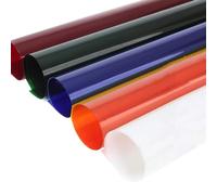 OHPHCALL Filter Multi-purpose Paper Red Headlamp Light Colour Temperature 5pcs Photo Accessory Polyester Film for Scientific Research Fields and Decoration Advertising