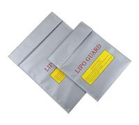OHPHCALL Fireproof Lipo Battery Bag for Rc Lipo Batteries, Sturdy Fiberglass Protective Storage Pouch 18x23cm, Explosion Containment, for Home and Workshop Use