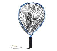 OHPHCALL Fishing Net Aluminum Net for Boating Portable Lightweight Flat Bottom Rubber Coating Aluminum Alloy Frame for Fishing on A Boat from The Bank
