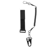 OHPHCALL Fishing Rod Tie Adjustable Telescopic Coiled Lanyard with Heavy-duty Polyester Rope for Outdoor Fishing and Kayak Safety Paddle Use