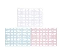 OHPHCALL Foot Mats Prevents Pet Feet Sickness for Small Animals 3pc with Fixed Buckle and Easy Cleaning, Suitable for House and Living Room Use