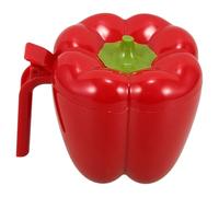 OHPHCALL Four-grid Kitchen Seasoning Box Plastic Container with Lid Spacious Compartments Keeps Seasonings Fresh Household Kitchen Supply