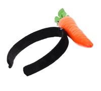 OHPHCALL Funny Headband Carrot Plush Party Costume for Easter Boys and Girls Wacky Hair Accessories Fruit Vegetable Cosplay Prop Headwear for Girls Boys Rabbit Costume