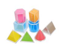 OHPHCALL Geometric Model Transparent Shapes for Teaching Mathematical Concepts Interactive Manipulative Blocks for Preschool Learning Activities Educational Tools