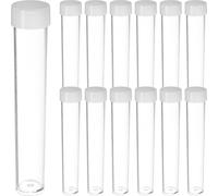 OHPHCALL Glitters Storage Tubes Plastic Test Tube with Lids for Crafts and Jewelry Making Multifunctional Small Storage Containers and DIY Projects