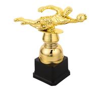 OHPHCALL Golden Soccer Goalkeeper Trophy with Elegant Refined Design, Plastic Material, Motivational Reward for Football Goalies and Youth Teams, Fan Souvenir for Team Party and School