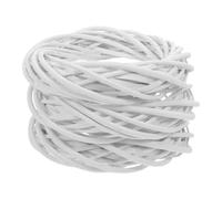 OHPHCALL Grapevine Farmhouse Rattan 3pcs 20cm White Rustic Wreath Style Shape Suitable for DIY Wreath Projects and Home Interiors Or Front Porch Decorations