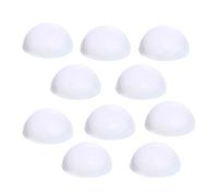 OHPHCALL Half Foam Ball Shapes 10pcs 7.5cm Semi Circle Foam Ball Foam Craft Balls White Polystyrene Foam Balls Floral Ornament DIY Decorations