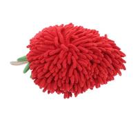 OHPHCALL Hand Towel Ball with Hanging Loop Chenille Strawberry Cute Soft Quick-drying Hand Towels for Bathroom and Home