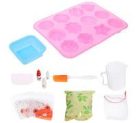 OHPHCALL Handmade Soap Making Kit for Adults with Assorted Colour Plastic Tools and Materials DIY Soap Supplies Set for Beginners Assorted Style Assorted Style