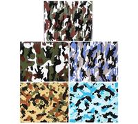 OHPHCALL Heat Transfer Vinyl Bundle Pu Material for DIY Garment Accessories 5pcs Washable and Non-Fading Random Color Suitable for Oxford and Bags Decoration