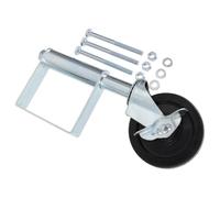 OHPHCALL Heavy Duty Spring Gate Wheel with Shock Absorber and Strong Load Bearing Support, Cold Rolled Steel Multipurpose Gate Caster for Brick and Concrete Surfaces, 75kg Capacity