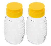 OHPHCALL Honey Dispenser Bottle 108Ml Leak-Proof Squeeze Jar for Accurate Honey Dispensing in Cafes and Restaurants