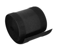 OHPHCALL Hook and Loop Strap Tape Cable Cord Cover Lightweight Nylon Polyester Hook Closure Blank Space in The Middle Carpet Cable Grip Wire Cover on Floor for Commercial Office Use Black