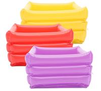 OHPHCALL Inflatable Foot Wash Basin Portable Folding PVC Foot Soak Tub with Drain Hole Travel Cleaning Container for Home and Travel