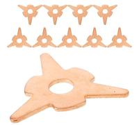 OHPHCALL Iron 50pcs Star Shaped Dent Puller Rings for Car Dent Puller Washer Spot Welder Repair Tool with Accessories for Automotive Bodywork Restoration