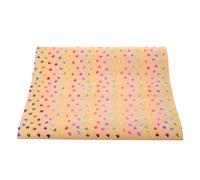 OHPHCALL Kraft Wrapping Paper Sheet and Strong Foil Adhesion with Metallic Designs Fold-resistant Gift Wrap for Luxury Packaging and Stylish Events for Presents and Notebook Covers