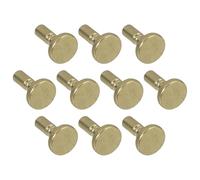 OHPHCALL Lamp Turn Knobs Iron Material with Golden Finish 10pcs Adjustable Lighting Settings and Aesthetic Appeal Replacement for Lamp Socket Suitable for Homes
