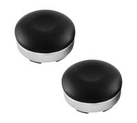 OHPHCALL Laptop Design Reduces Silicone Ergonomic Pads Fatigue Wrist 2pcs Portable Stands and Black Aluminium Alloy with Mini Heightening Support Bracket for Desktop Office Home Use
