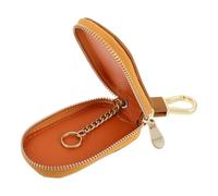 OHPHCALL Leather Car Key Protector Pouch Faux Leather Key Fob Case with Anti-loss Design Portable Organizer Suitable for Various Models and Everyday Use