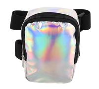 OHPHCALL Leg Bag: Holographic Thigh Bag Adjustable Strap Iridescent Pouch for Hiking Men Women Motorcycle Cycling Bike Riding Travel Outdoor Sports Fanny Pouch