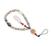 OHPHCALL Lightweight Hand Wrist Phone Lanyard Made of Shoushan Stone, Easy to Attach and Detach Phone Strap Suitable a Chic Birthday Gift for Key Ring or Music Player