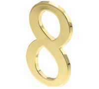 OHPHCALL Magnetic Single Number Mailbox Numbers outside Metal Sturdy Wear Resistant Golden Creative for Hotel and Public Places