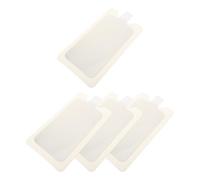 OHPHCALL Monopolar Neutral Grounding Electrode Sheet Rounded Shape Reduces Risk of Irritation Easy Installation 4pcs Plastic Negative Pad with Burrfree Edges for Beauty Device Suitable
